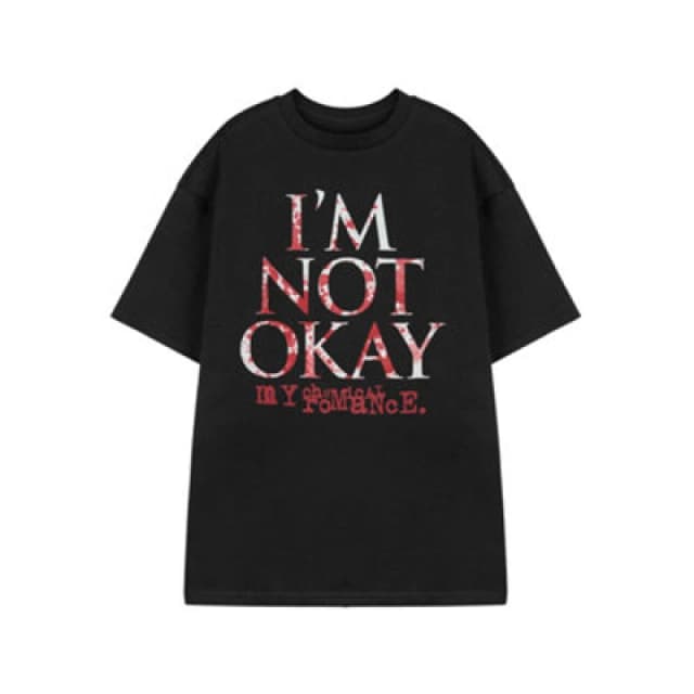 My Chemical Romance My Chemical Romance Short Sleeved T-Shirt in Black Size: Small Black S Unisex 5063203915354