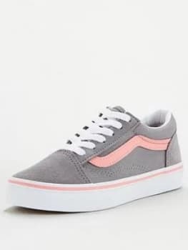Vans Childrens Old Skool - Grey Pink