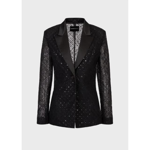 Emporio Armani Sequin Blazer Multi Colour female 8