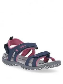 Trespass Serac Sandals - Navy/Pink, Size 5, Women