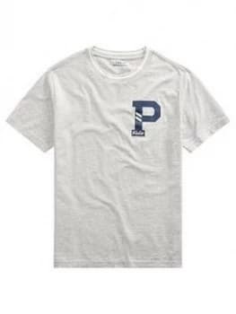 Ralph Lauren Boys Short Sleeve Logo T-Shirt - Grey, Size 18-20 Years, XL