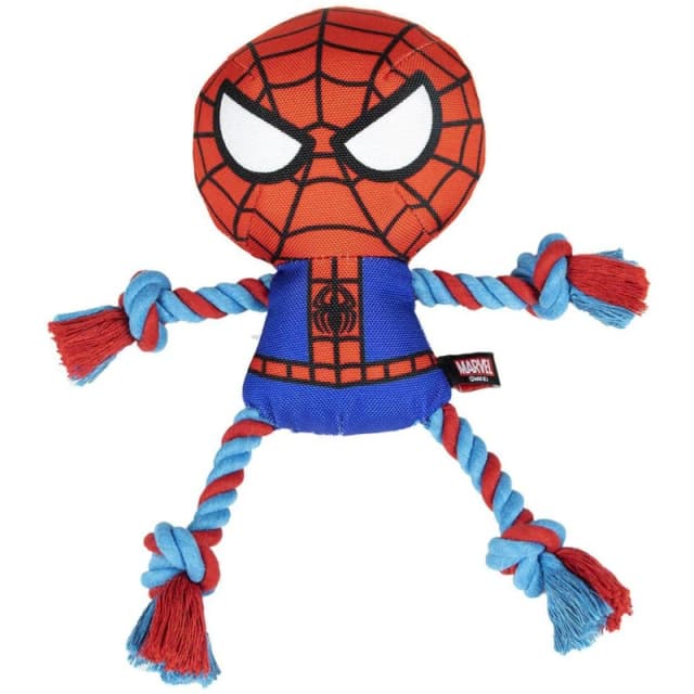 Marvel Comics Spiderman Dental Cord Toy for Dogs Red/Blue unisex 0491
