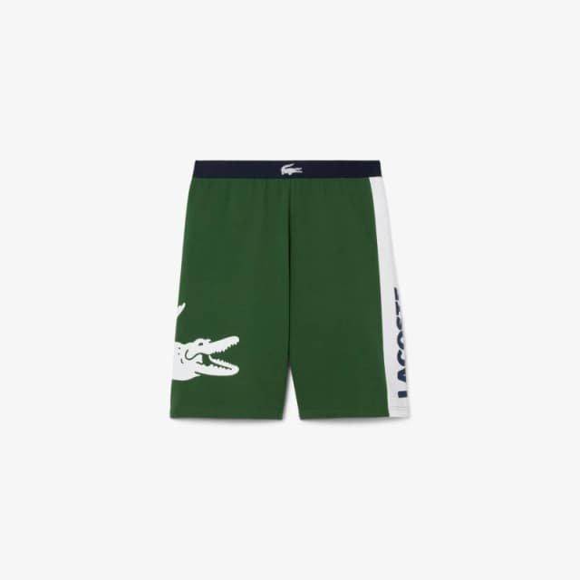 Lacoste Fleece Lounge Shorts - Green Green XL