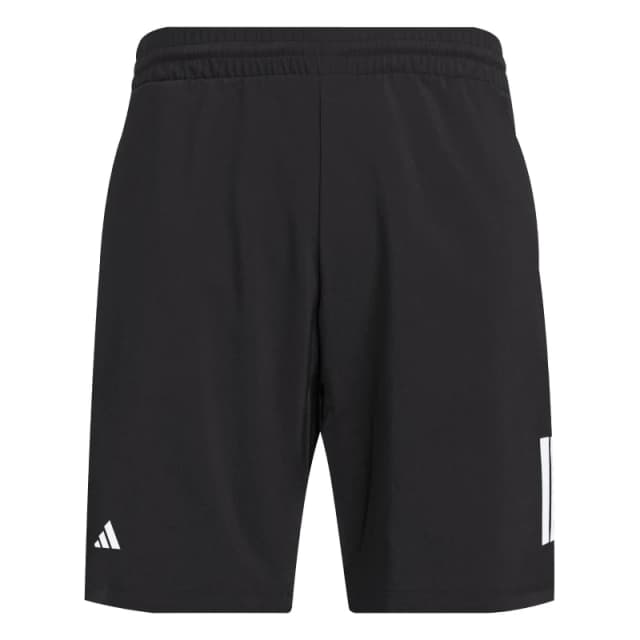 adidas Club 3 Stripe Shorts Mens - Black S