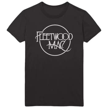 Fleetwood Mac - Classic Logo Unisex Large T-Shirt - Black