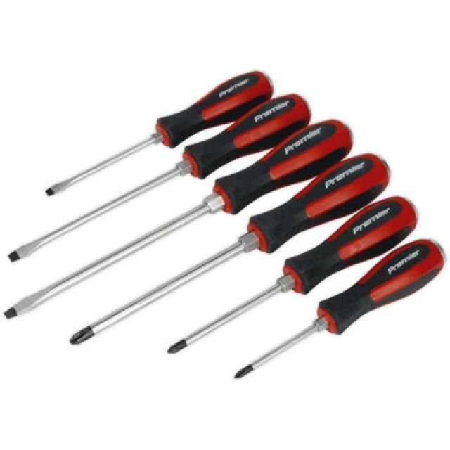 Loops 6 PACK Hammer Through Screwdriver Set - Hardened Steel Hammer Strike Chisel Caps Metallics