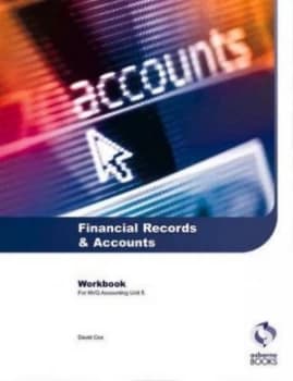 Financial Records and Accounts Workbook by David Cox Book