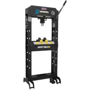 Sealey - PPF301S Viking Air/Hydraulic Press 30tonne Floor Type with Sliding RAM and Foot Pedal
