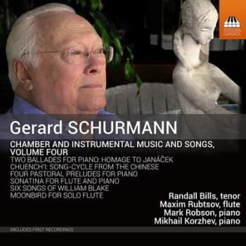 Gerard Schurmann Chamber and Instrumental Music and Songs - Volume 4 by Gerard Schurmann CD Album
