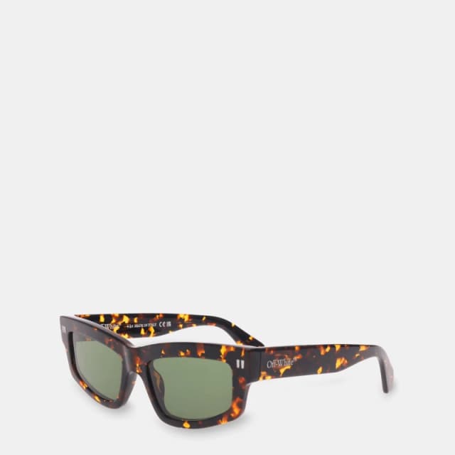 Off White Miramar Sun Sunglasses Havana - Green unisex One Size