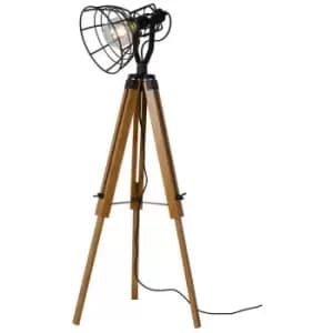 Lucide JOSHUA - Tripod Floor Lamp - 1xE27 - Black