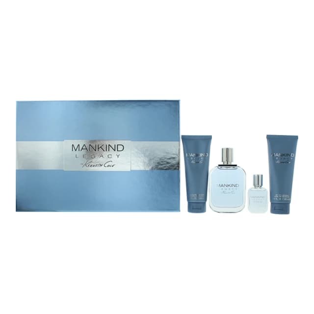 Kenneth Cole Mankind Legacy Gift Set 100ml Eau de Toilette + 30ml Eau de Toilette + 100ml Aftershave Balm + 100ml Shower Gel