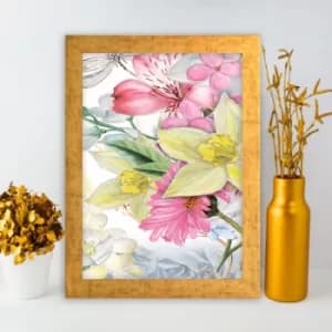 AC2177121975 Multicolor Decorative Framed MDF Painting