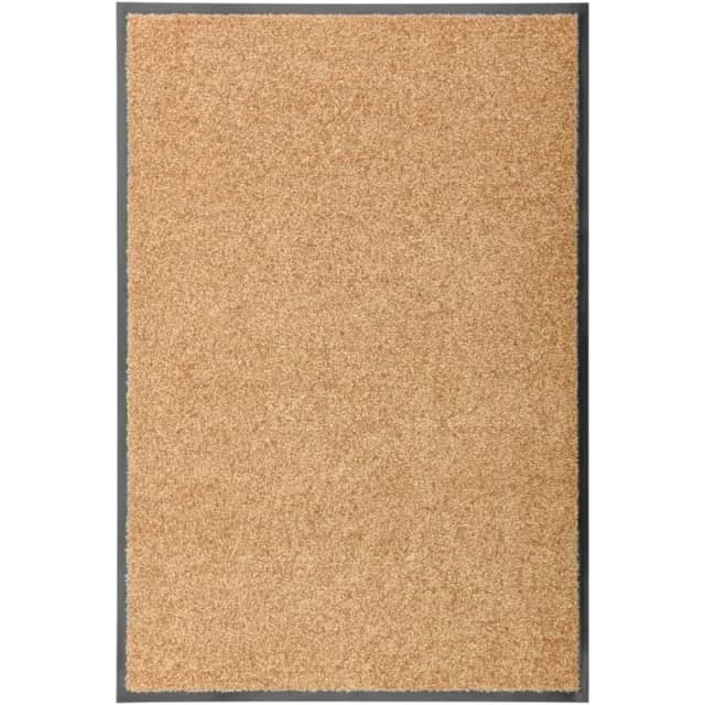 VIDAXL Doormat Washable Cream 60x90cm vidaXL 8720286065167