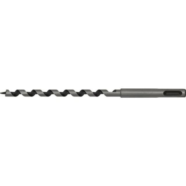 Loops 8 x 200mm SDS Plus Auger Wood Drill Bit - Fully Hardened - Smooth Drilling Multi