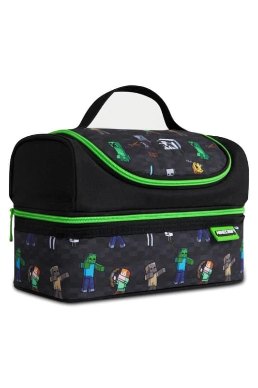 Minecraft School Lunch Box Insulated Lunch Bags Multi unisex