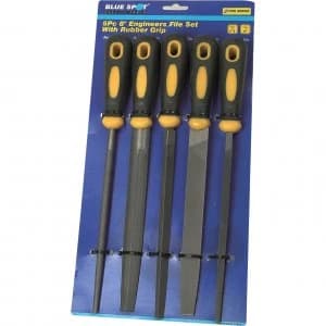 BlueSpot 5 Piece Handled File Set 8" / 200mm