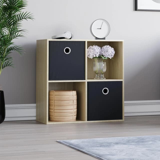 Lassic 2x2 Cube Storage Unit (O) + Set of 2 Storage Cubes Black unisex 2x2