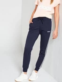 adidas Essential 3 Stripe Pant - Navy Size M Women