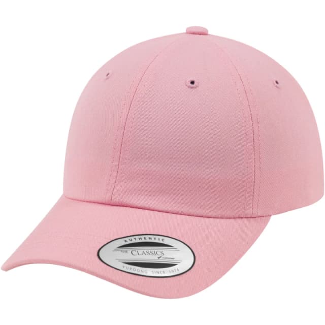 Yupoong Flexfit 6-panel Baseball Cap With Buckle in Pink Pink Unisex One Size