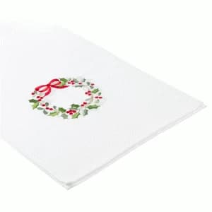 Le Chateau Textiles Christmas Garland Table Runner