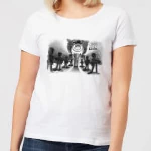 Toy Story Evil Dr Pork Chop Speech Womens T-Shirt - White - 3XL