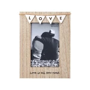 Sass & Belle Vintage Bunting Love Photo Frame