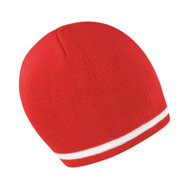 Result Result Men National Wales Beanie in Red Red One Size Male 5063527476289