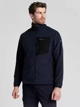 Craghoppers Corey Plus Full Zip Fleece, Navy Size M Men