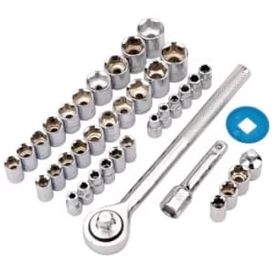 Draper RL-TK39 21 Piece Drive Socket Set Combination