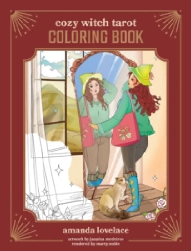Cozy Witch Tarot Coloring Book Paperback / softback
