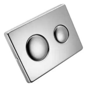 Flush Plate Stainless Steel with logo - 756333