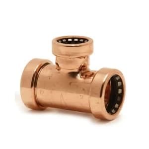 Push Fit Reduced Tee Dia22mm