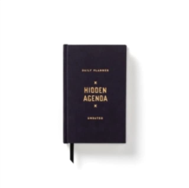 Hidden Agenda Undated Mini Planner. Diary or journal. By Brass Monkey, Galison Books