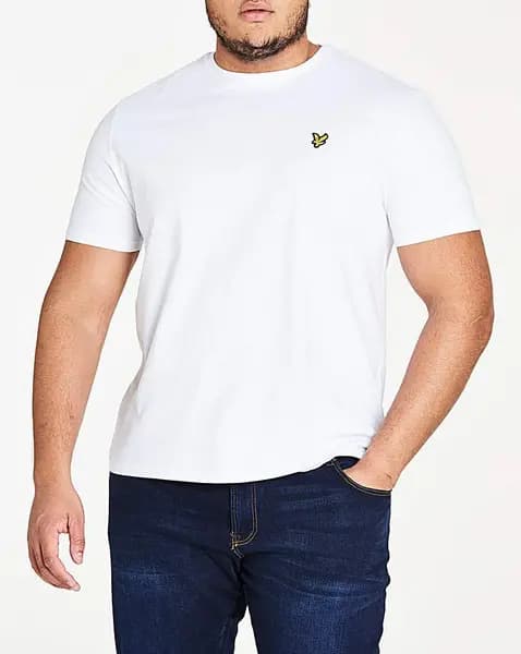 Lyle & Scott Lyle & Scott Crew Neck T-Shirt White Male XL45 QK74813