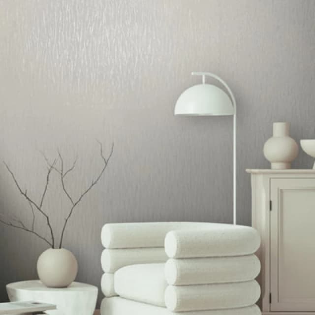 Galerie Industrial Effects White Texture Effect Wallpaper Roll