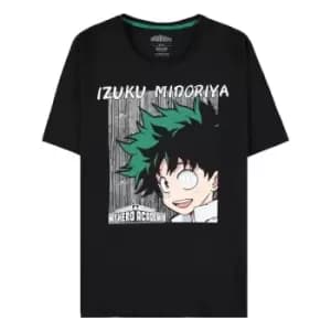My Hero Academia T-Shirt Izuku Midoriya Face Size S