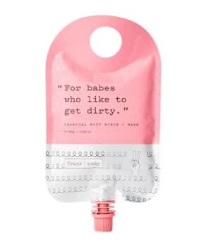 frank body Charcoal Body Scrub + Mask