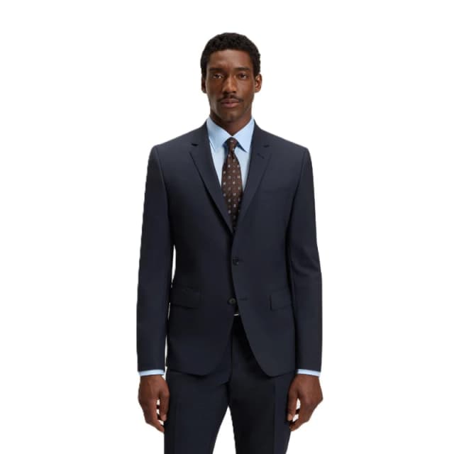 Boss Mens Formal Jacket Blue male 42L (52L)