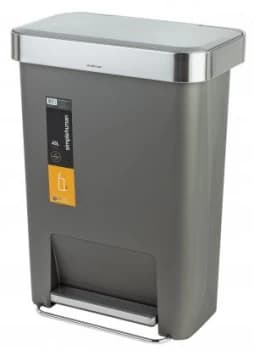Simplehuman 45 Litre Plastic Liner Pocket Pedal Bin