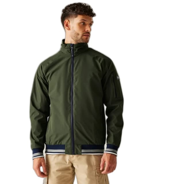 Regatta Regatta Men Shorebay Waterproof Shell in Green Size: Small Green S Male 5063516010425