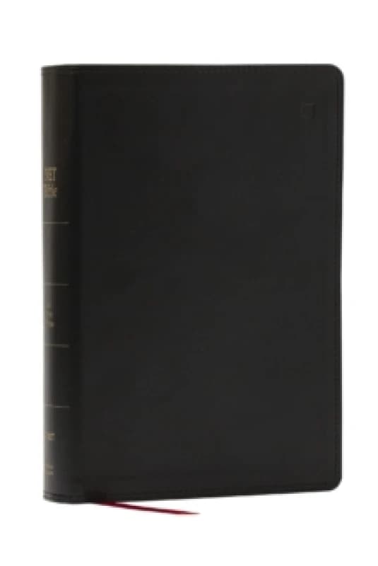 NET Bible, Full Notes Edition (NET Black Leathersoft, Comfort Print, Thumb Indexed) : Holy Bible Leather / fine binding