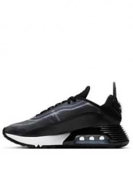 Nike Air Max 2090, Black/White/Silver, Size 4, Women