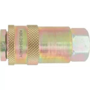 1/4" BSPT Female Standard Coupling