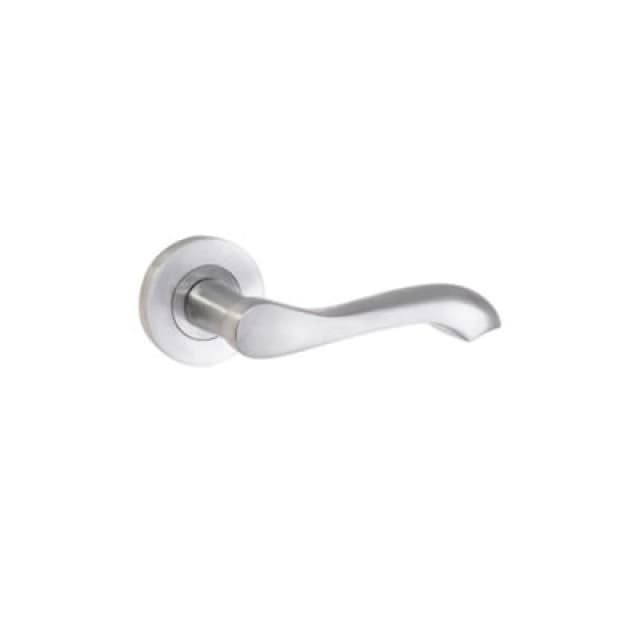 Spira Brass Camila Lever Door Handle Satin Chrome