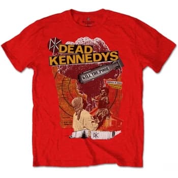 Dead Kennedys - Kill The Poor Unisex Large T-Shirt - Red