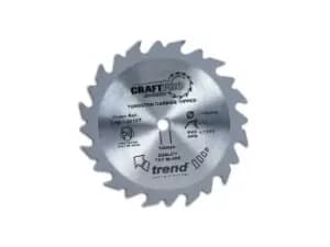 Trend CSB/16524TB Craft saw blade 165mm x 24 teeth x 30 thin