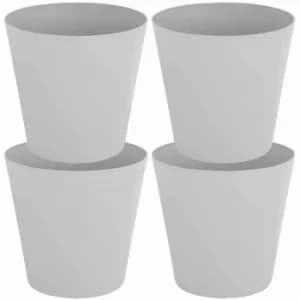 Wham Studio 30cm Round Planter Set of 4, Grey