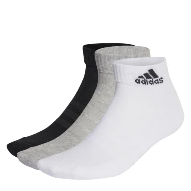 adidas Cushioned Sportswear Ankle Socks 3 Pairs - Multi Multi 1 - 6