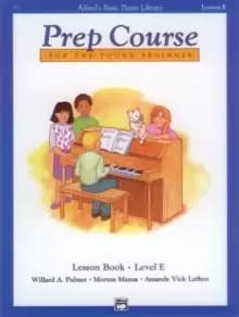 AlfredS Basic Piano Library Prep Course Lesson E